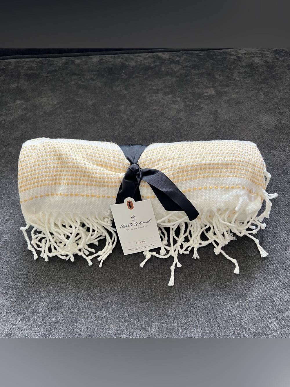 NWT Hearth & Hand with Magnolia Throw 50”x60”